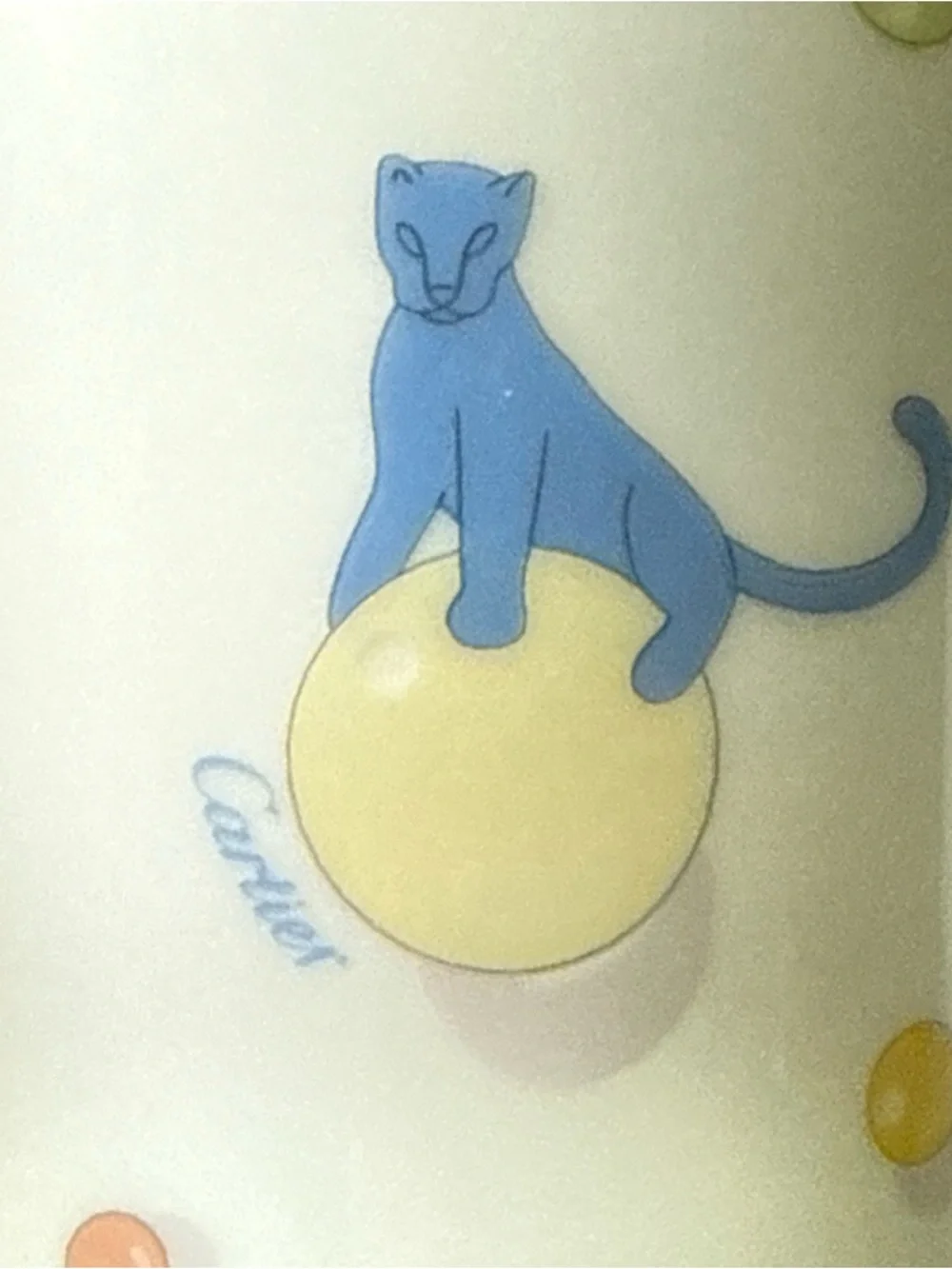 Cartier LES MAISON DES ENFANTS Two handed Mug Children's Cup made in France